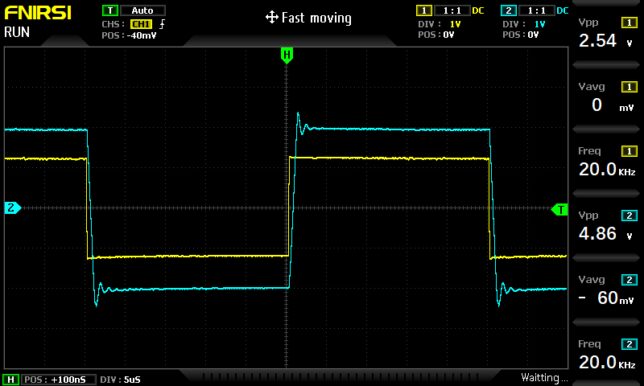 NJM4558Dのステップ応答