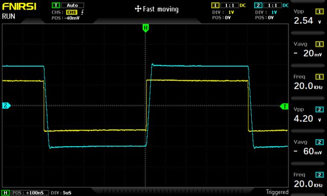 NJM2114のステップ応答