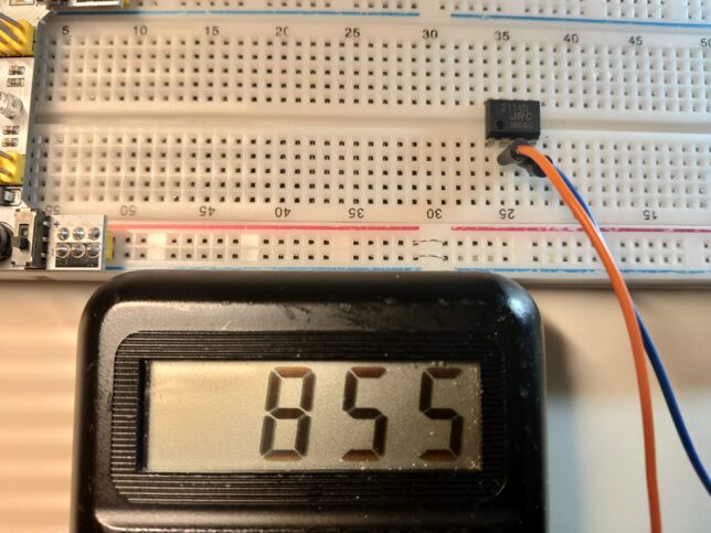 オペアンプの真贋鑑定で難しいのは、njm2114に代表される、ne5532からの派生です。そして、案の定ちょっと怪しいと思っていたnjm2114ですが、ちゃんと順方向電圧出ました。やはり、本物なのかな？
