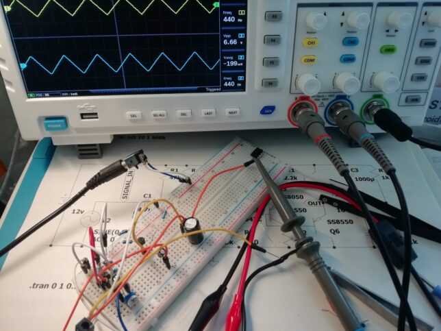 ブレッドボードでの動作検証