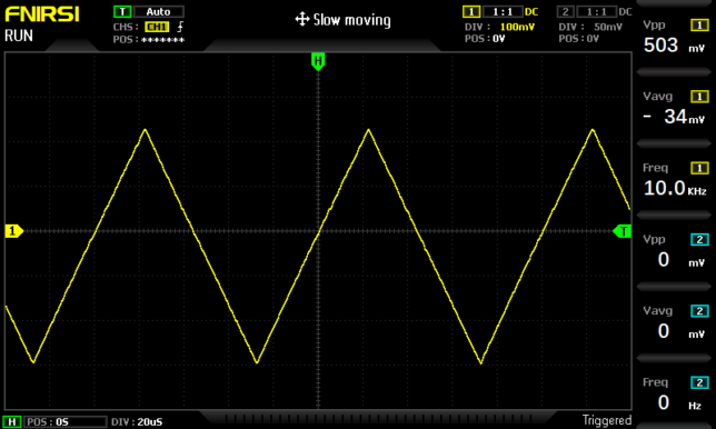 三角波10kHz