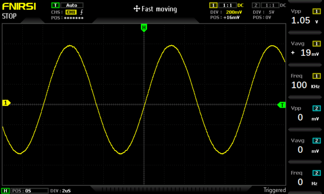 正弦波100kHz