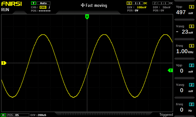 正弦波1kHz