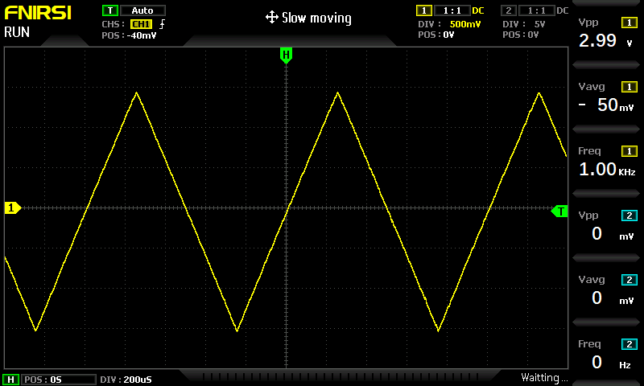 三角波1kHz