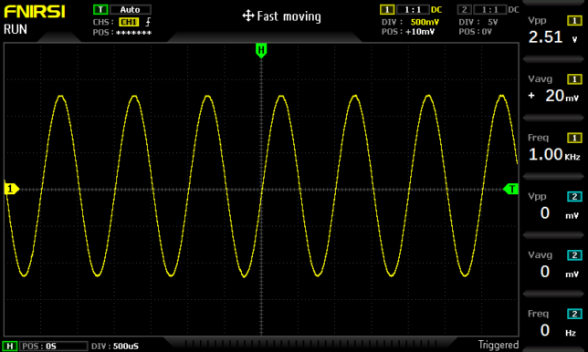 正弦波1kHz