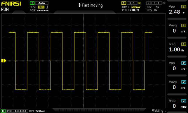 矩形波1Hz